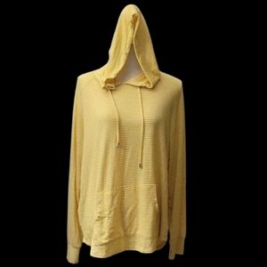 Retrology Yellow Striped Hoodie